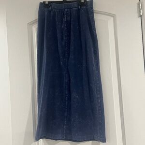 Five star girls Denim Stonewash straight skirt